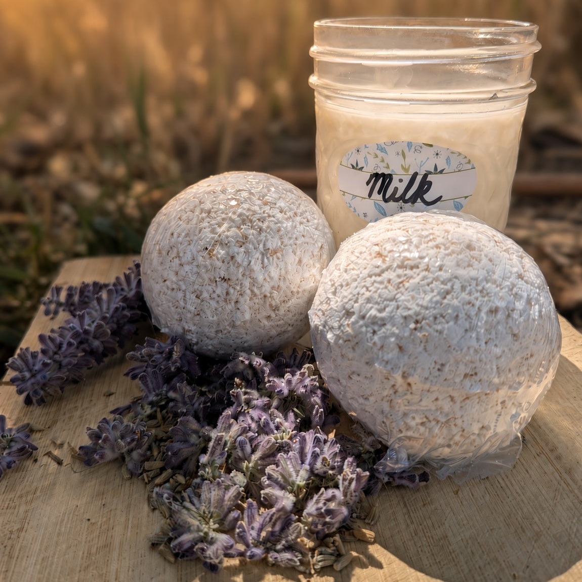 Lavender and Milk Bath Bomb